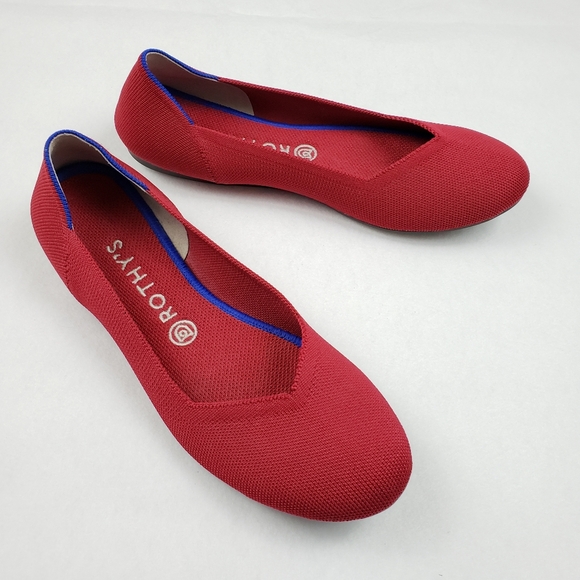 Rothy's Shoes - Rothy's The Flat Red Size 10